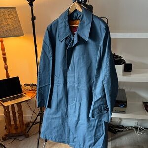 Elegant Navy Trench Coat for Men